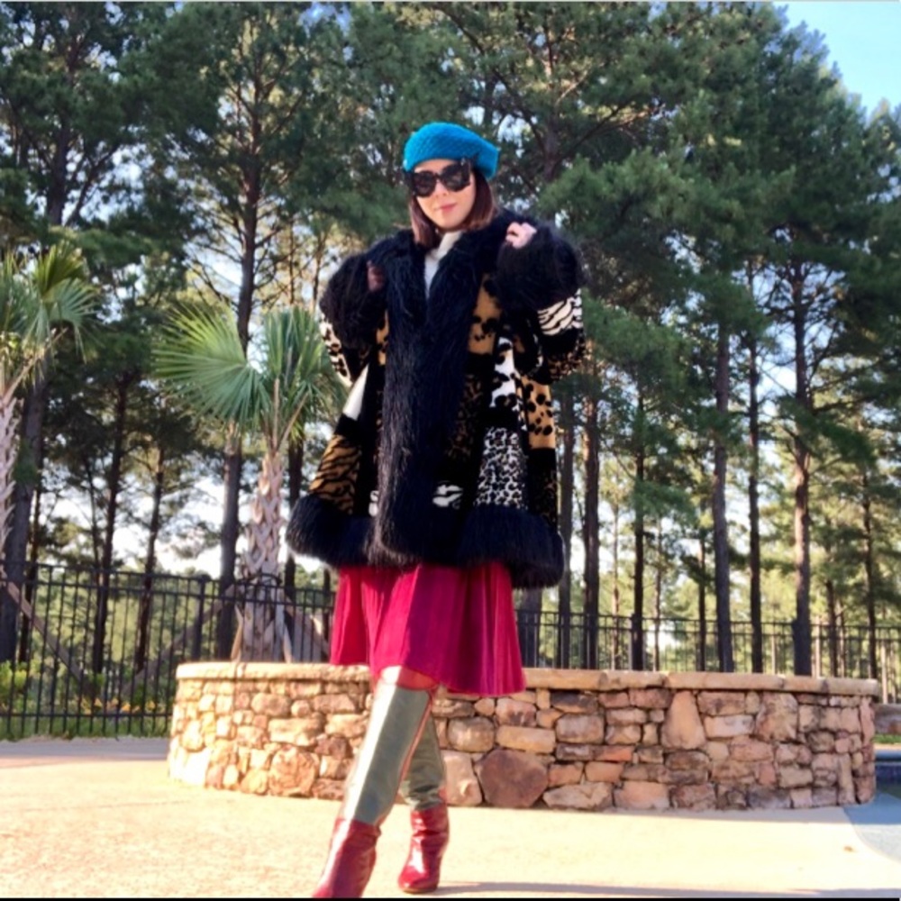 ANIMAL PRINTS OL OVA COAT